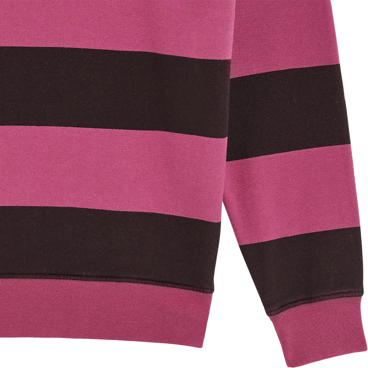Bask in the Sun Esker Sweat Rosewood Herren Pullover gestreift braun
